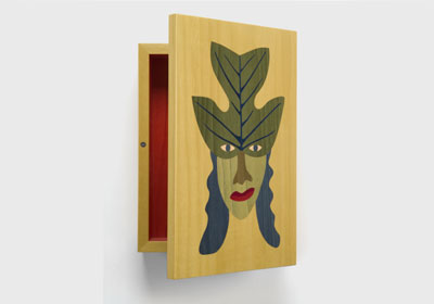 Leaf Woman Wall Box